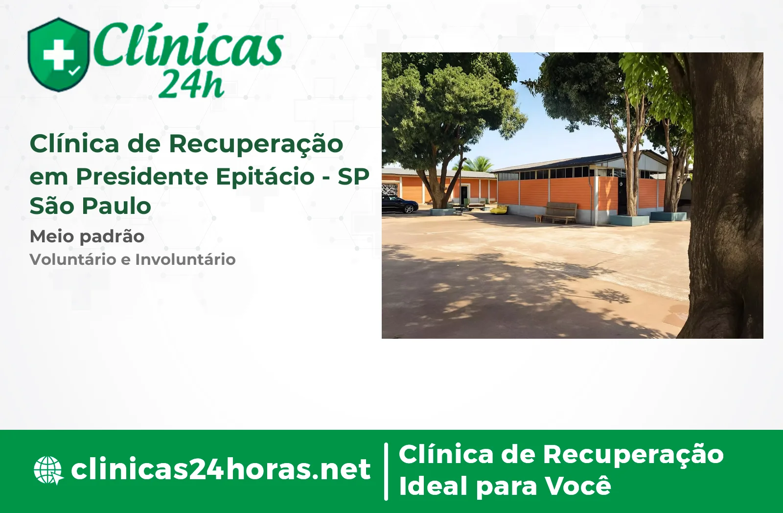 Clínica de Recuperação em Presidente Epitácio Masculina