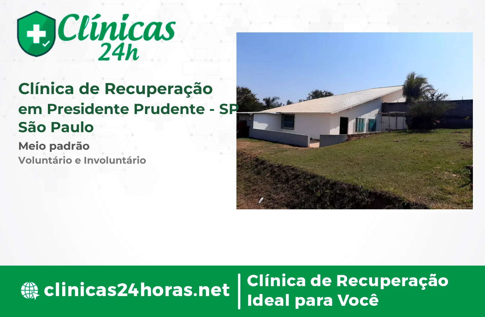 Clínica de Recuperação em Presidente Prudente Masculina 2