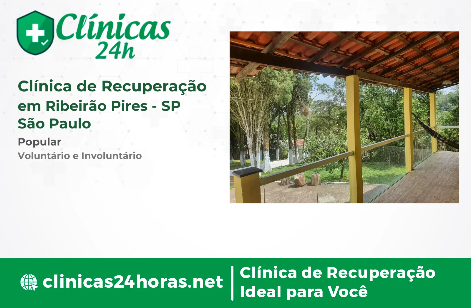 Clínica de Recuperação em Ribeirão Pires Masculina