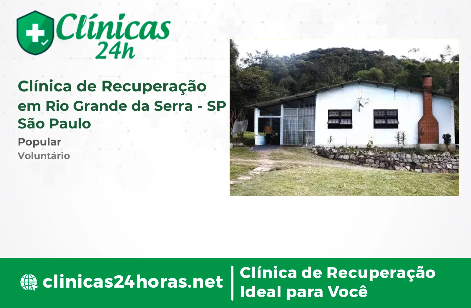 Clínica de Recuperação em Rio Grande da Serra Masculina 4