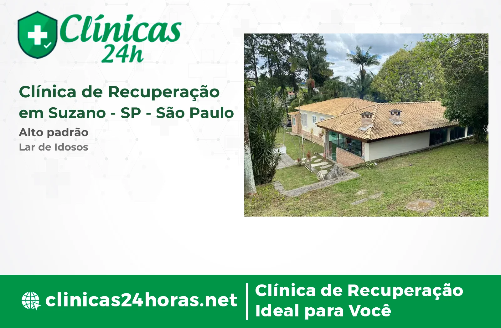 Clínica de Recuperação em Suzano Mista