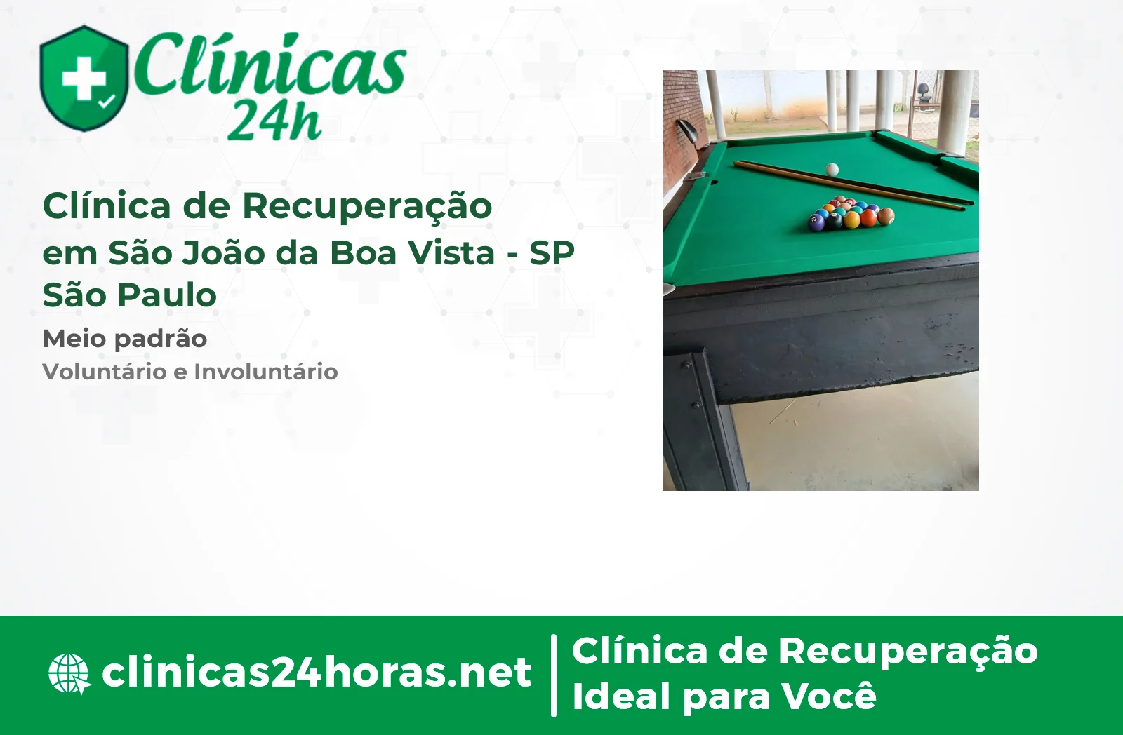 Clínica de Recuperação em São João da Boa Vista Masculina 4