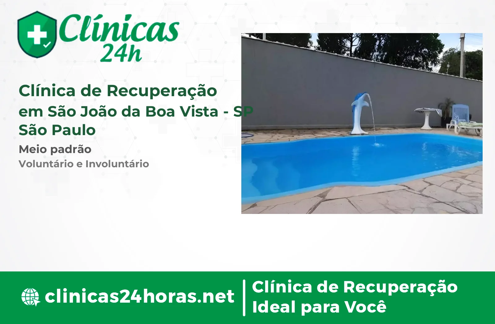 Clínica de Recuperação em São João da Boa Vista Masculina