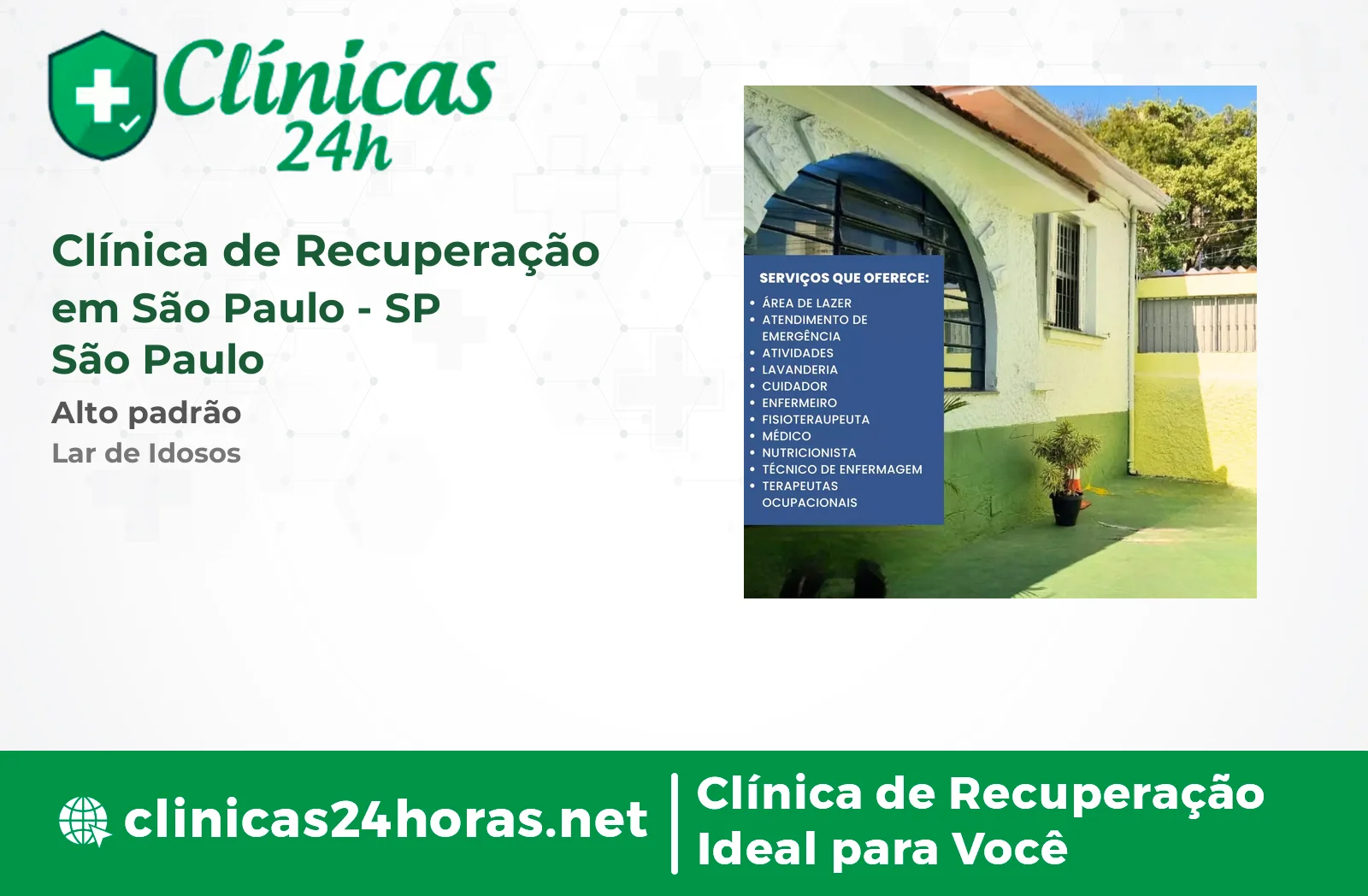 Clínica de Recuperação em São Paulo Mista-5 4