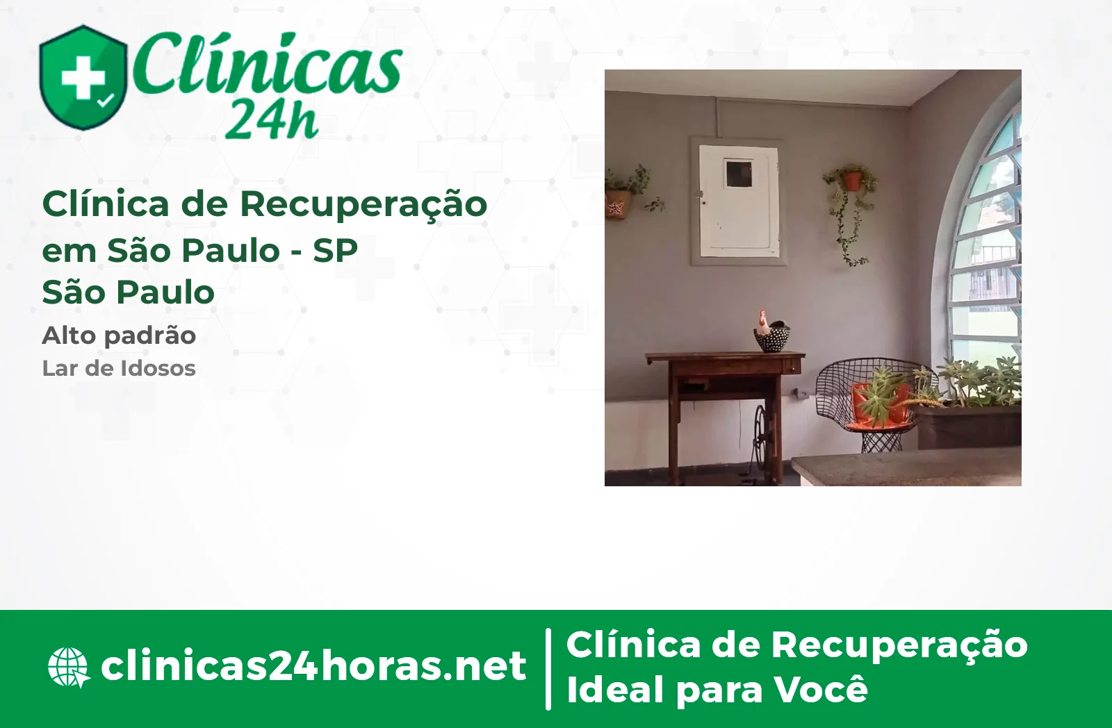 Clínica de Recuperação em São Paulo Mista-5