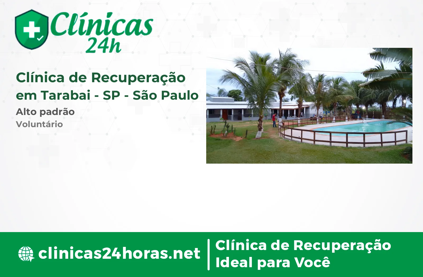 Clínica de Recuperação em Tarabai Masculina