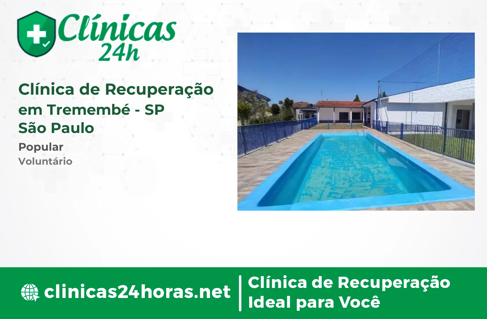 Clínica de Recuperação em Tremembé Masculina