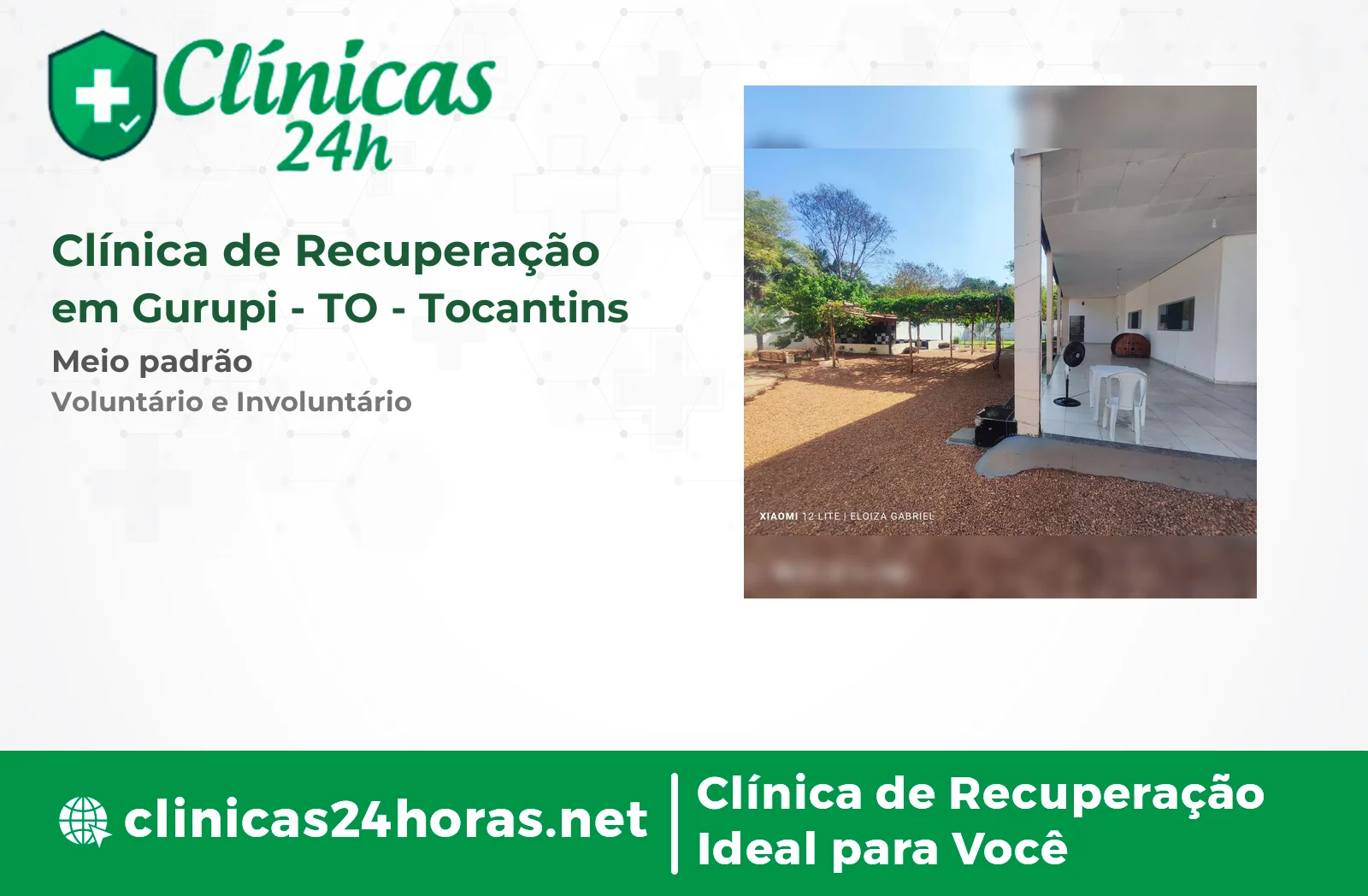 Clínica de Recuperação em Gurupi Masculina 4