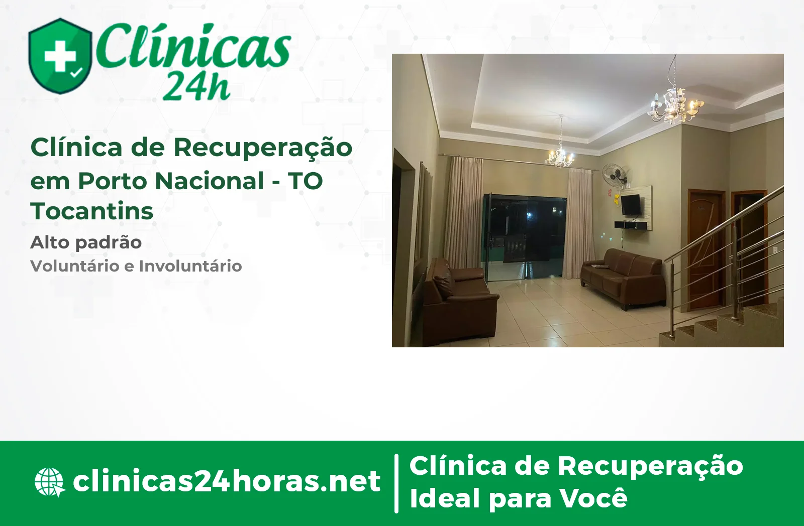 Clínica de Recuperação em Porto Nacional Masculina 2